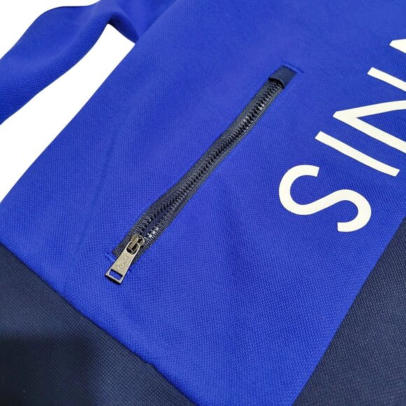 Polo Ralph Lauren Knit Tennis Jacket Multi Color Block Red Blue Yellow Green Wht - Picture 9 of 12